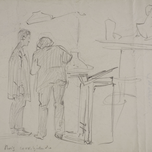 image for: Ramon Martí i Alsina - Roig corregint - Cap a 1845-1850