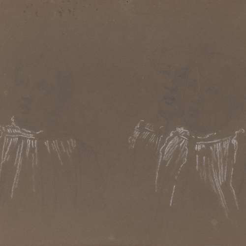 image for: Claudi Lorenzale - Tres escolans - Cap a 1850-1870