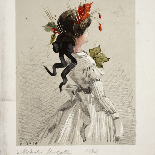 image for: Modest Urgell - Un castell de Joch [?] - 1864