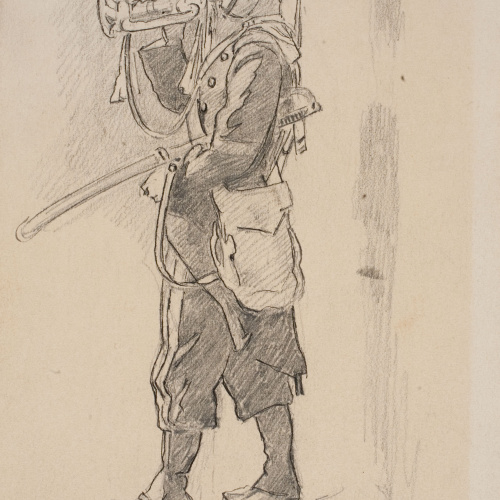image for: Josep Lluís Pellicer - Trompeta d&#039;artilleria - Cap a 1872-1876