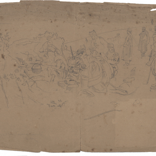 Josep Lluís Pellicer - Ranxo de soldats - Cap a 1872-1876 image for: Josep Lluís Pellicer - Ranxo de soldats - Cap a 1872-1876