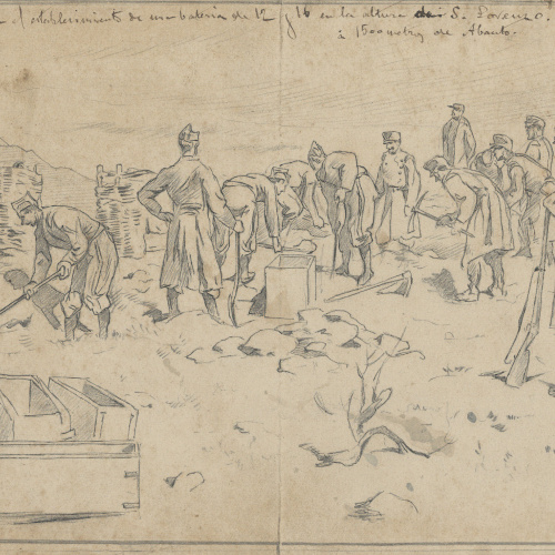 image for: Josep Lluís Pellicer - Trabajos para el establecimiento de una bateria - 1874