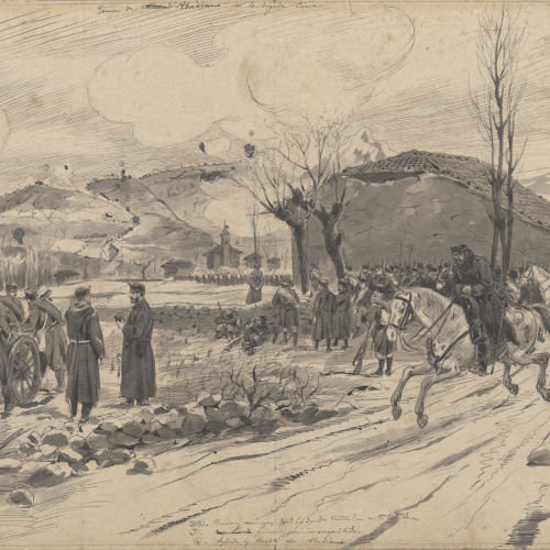 image for: Josep Lluís Pellicer - Toma de Abadiano por la brigada Ciria - 1876