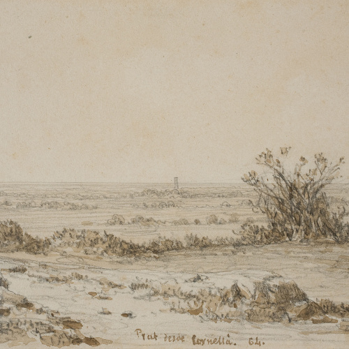 image for: Lluís Rigalt - Prat desde Cornellá - 1864