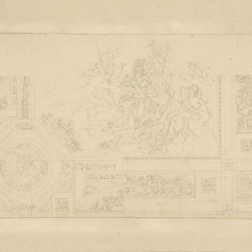 image for: Pau Rigalt - Projecte decoratiu per a un sostre - Cap a 1830-1840