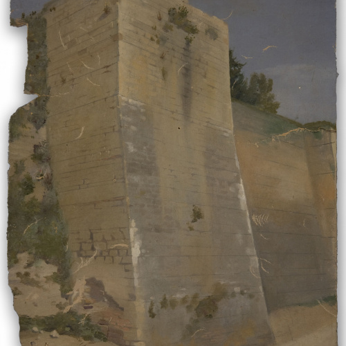 image for: Claudi Lorenzale - Torre de la muralla del temps de Belisari - Segona meitat del segle XIX