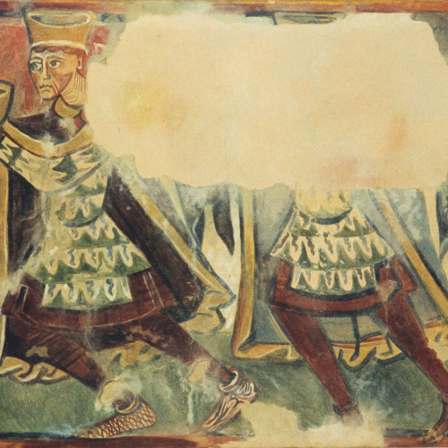 image for: Rafael Martínez Padilla - Reproducció de les pintures de l&#039;absis de Sant Martí de Fonollar. Els tres reis de l&#039;Epifania - 1907