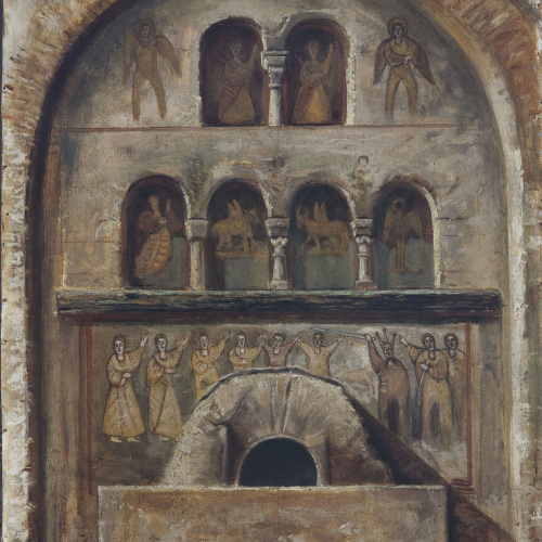 image for: Alexandre Planella Roure - Reproducció del retaule de Sant Pere de Terrassa - 1898