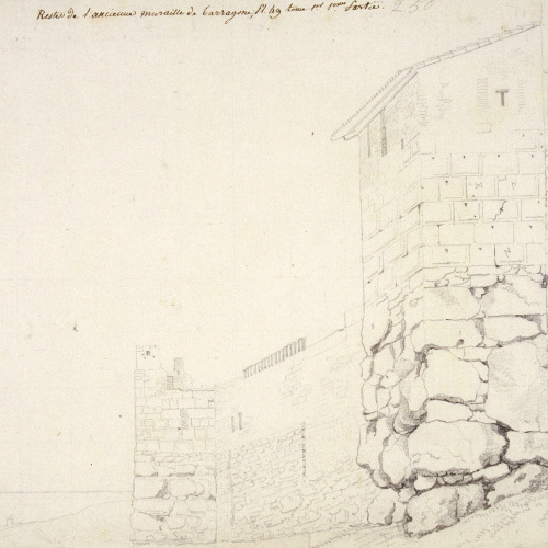 image for: Alexandre de Laborde - Restes de l&#039;antiga muralla de la ciutat de Tarragona - Cap a 1801-1803