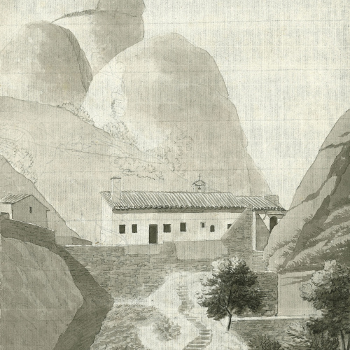 image for: Anònim - Vista de l&#039;Ermita de Santa Magdalena - Cap a 1801-1803