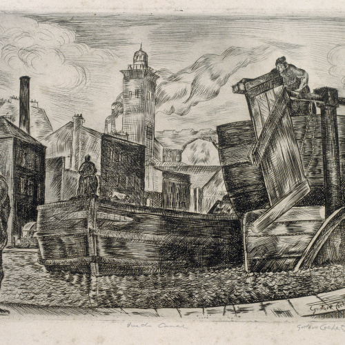 image for: Gustavo Cochet - Vue du canal - No datat