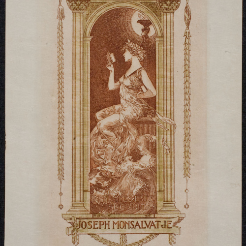 image for: No author avaliable - Exlibris Joseph Monsalvatje - 1905