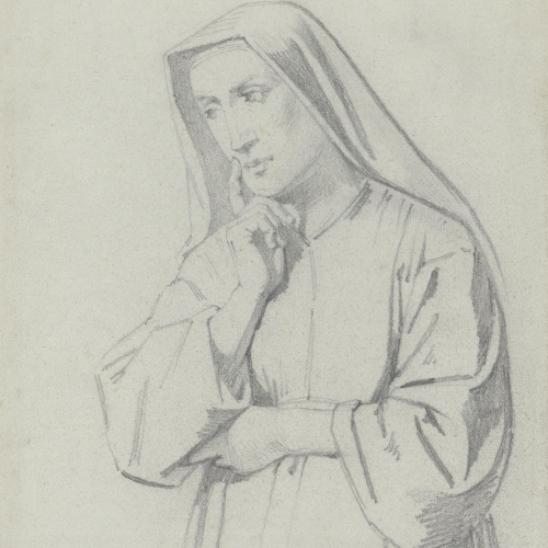 image for: Claudi Lorenzale - Religiosa - Cap a 1850-1870
