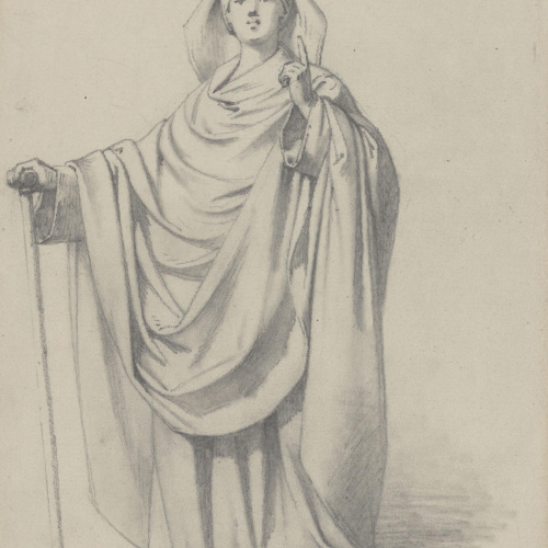 Claudi Lorenzale - Estudi d'un ambaixador de la Diputació de Barcelona (anvers) / Estudi d'un ambaixador de la Diputació de Barcelona (revers) - Cap a 1870 image for: Claudi Lorenzale - Estudi d'un ambaixador de la Diputació de Barcelona (anvers) / Estudi d'un ambaixador de la Diputació de Barcelona (revers) - Cap a 1870