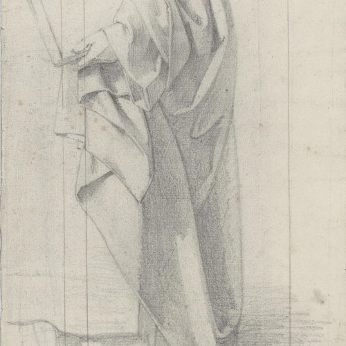 image for: Claudi Lorenzale - Fragment d'una figura - Cap a 1850-1870