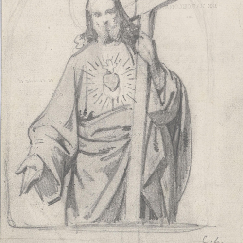 image for: Claudi Lorenzale - Sagrat Cor de Jesús - Cap a 1866