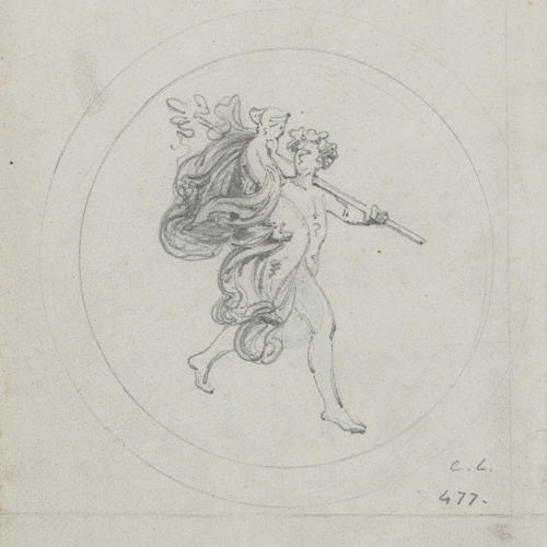 image for: Claudi Lorenzale - Plafó decoratiu d&#039;assumpte mitològic - Cap a 1850-1870