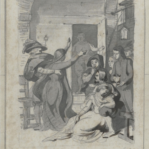 image for: Claudi Lorenzale - Composició històrica - Cap a 1850-1860