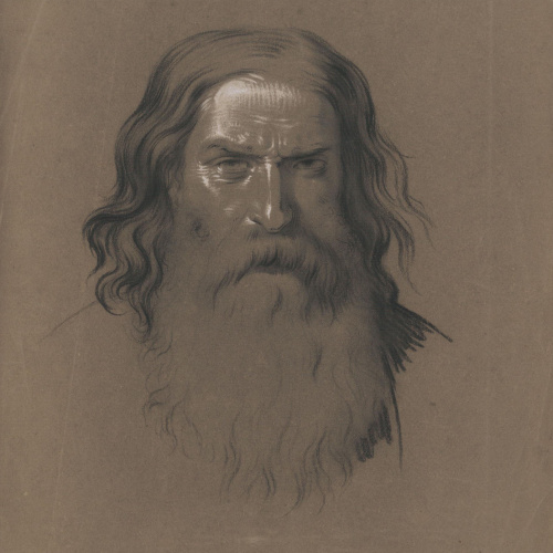 image for: Claudi Lorenzale - Cap masculí - Cap a 1839-1840