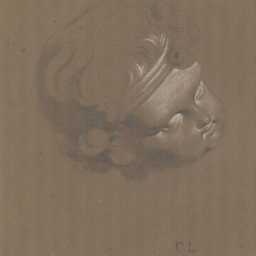 Claudi Lorenzale - Cap de nen - Cap a 1850-1870 image for: Claudi Lorenzale - Cap de nen - Cap a 1850-1870