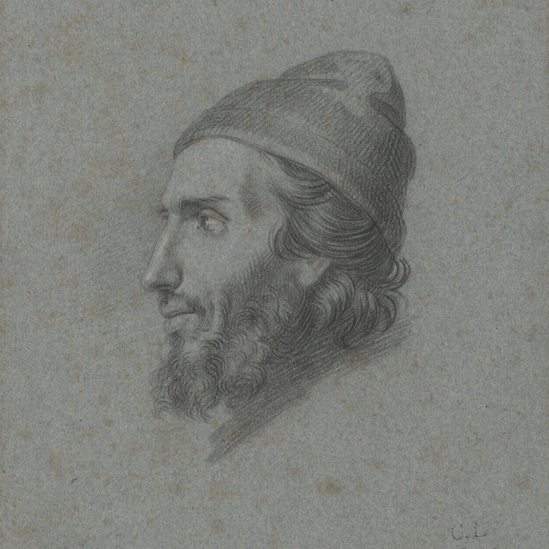 image for: Claudi Lorenzale - Cap masculí - Cap a 1839-1840