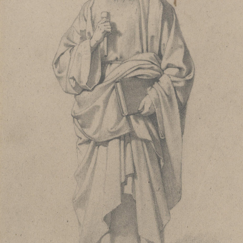 image for: Claudi Lorenzale - Apòstol [?] - Cap a 1850-1870