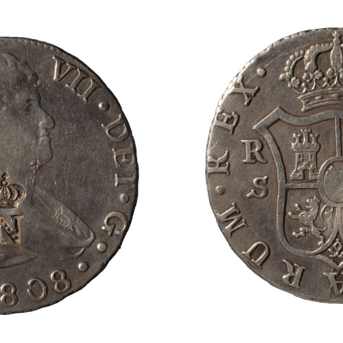 image for: Ferran VII d&#039;Espanya - 8 rals contramarcats - 1808