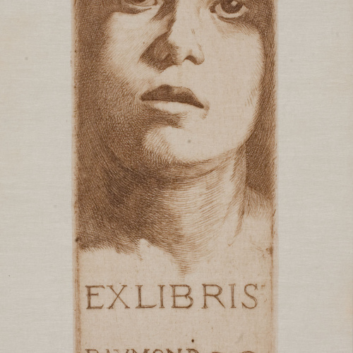image for: Alexandre de Riquer - Ex libris Raymond Casellas - 1903