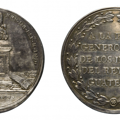 Anònim - Ferran VII, proclamació dels Indis de Guatemala - 1809 image for: Anònim - Ferran VII, proclamació dels Indis de Guatemala - 1809