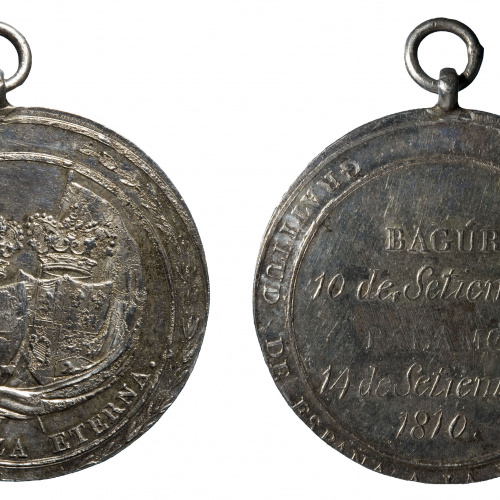 image for: Anònim - Medalla de distinció de Bagúr i Plamós - 24 de setembre de 1810