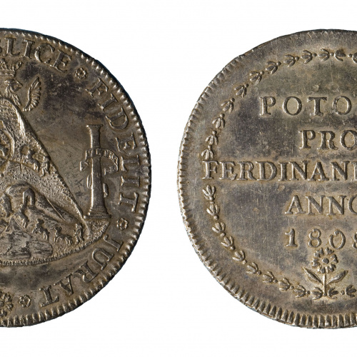 image for: Anònim - Ferran VII, proclamació a Potosí - 1808