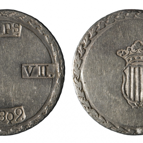 Ferran VII d'Espanya - 5 pessetes - 1809 image for: Ferran VII d'Espanya - 5 pessetes - 1809