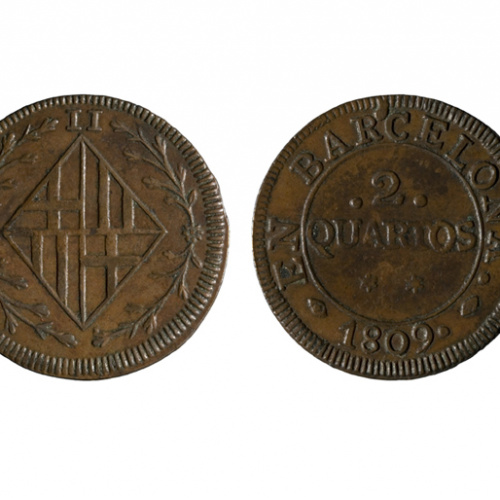 Ocupació francesa - 2 quartos - 1809 image for: Ocupació francesa - 2 quartos - 1809