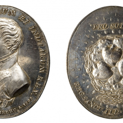 image for: José M. Guerrero - Ferran VII, proclamació del col·legi Sant Ildefons de Mèxic - 1808