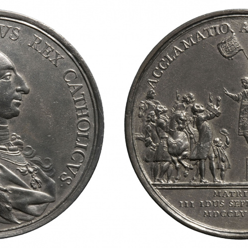 image for: Tomás Francisco Prieto - Carles III, proclamació a Madrid - 1759