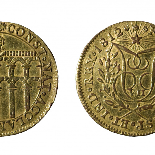 image for: Anònim - Ferran VII, proclamació de la Constitució a Segovia - 1812