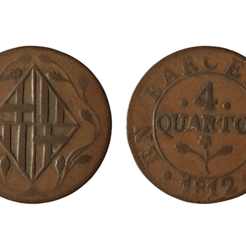 Ocupació francesa - 4 quartos - 1812 image for: Ocupació francesa - 4 quartos - 1812