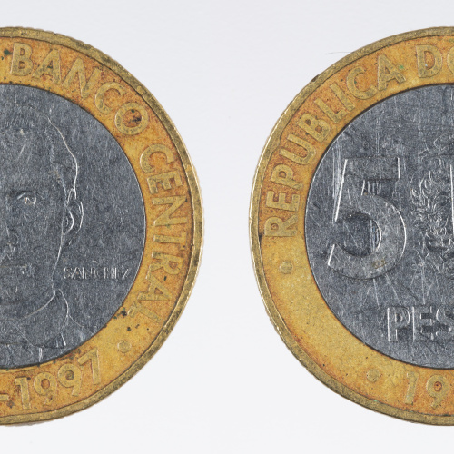 image for: República Dominicana - 5 pesos - 1997