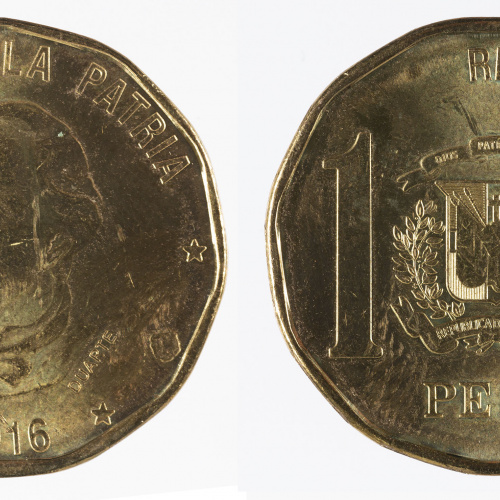 image for: República Dominicana - 1 peso - 2016