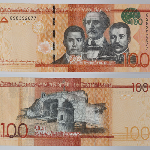 image for: Banco Central de la República Dominicana - 100 pesos - 2016