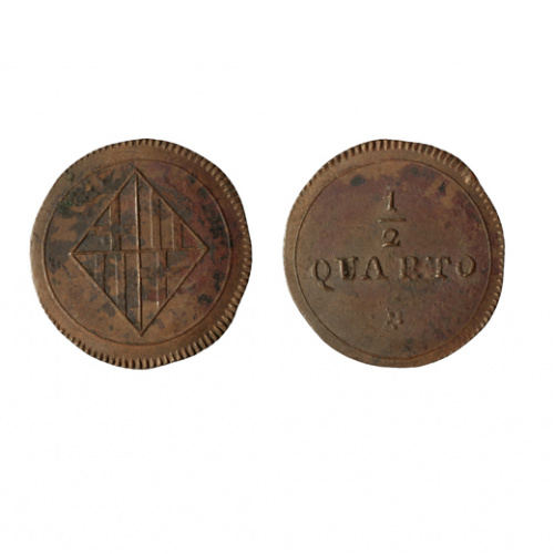 Ocupació francesa - 1/2 quarto - 1808-1814 image for: Ocupació francesa - 1/2 quarto - 1808-1814