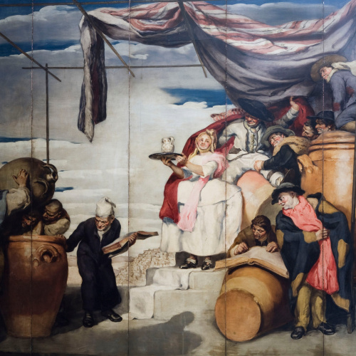 image for: Josep Maria Sert - La bodega de Camacho - 1932