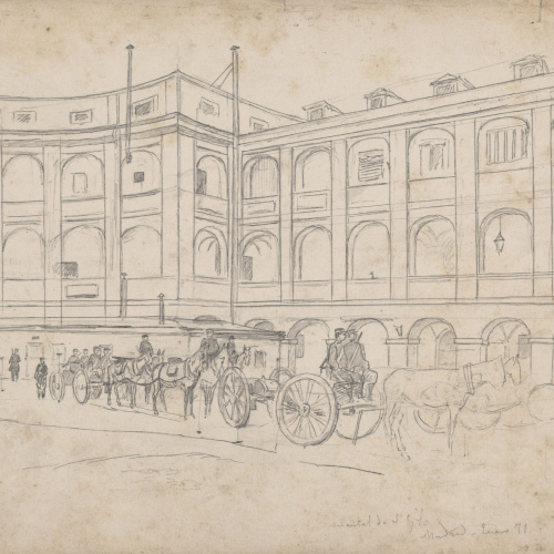 image for: Josep Lluís Pellicer - Caserna de San Gil de Madrid - 1871