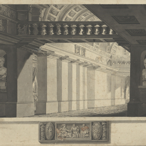 image for: Pau Rigalt - Interior d&#039;arquitectura clàssica (Escenografia) - Cap a 1820-1840