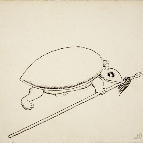 image for: Xavier Nogués - Tortuga (il·lustració per al «Bestiari» de Joan Oliver) - Cap a 1937