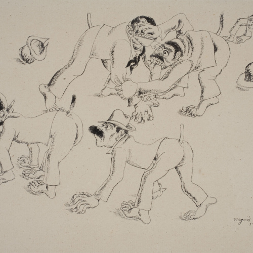 image for: Xavier Nogués - Homes-gossos - 1933