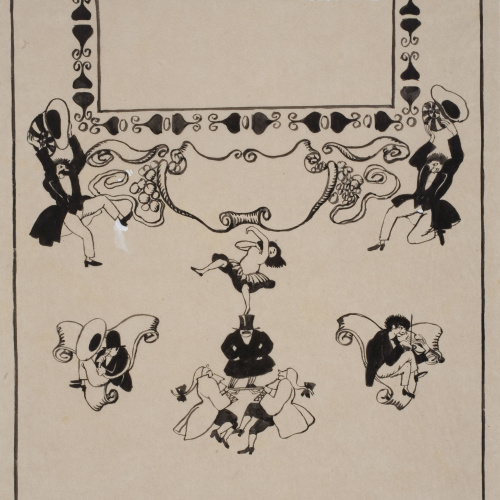 image for: Xavier Nogués - Portada del calendari de l&#039;Almanac de l&#039;Esquella de la Torratxa per a l&#039;any 1915 - 1914