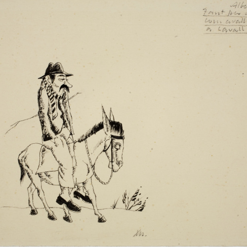 image for: Xavier Nogués - Pensaments  (Il·lustració per a l&#039;antologia «L&#039;humor a la Barcelona del vuitcents») - Cap a 1938