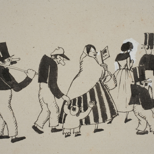 image for: Xavier Nogués - El retorn de les colònies escolars (La colla) - 1917