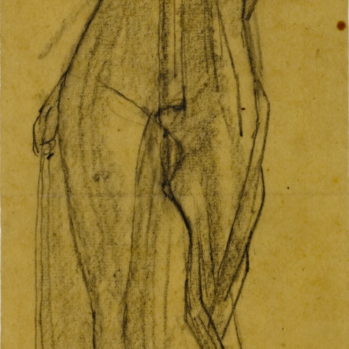 image for: Xavier Nogués - Dona dempeus. Estudi preparatori per a la decoració mural del saló de la casa Plandiura, Barcelona - 1916-1926